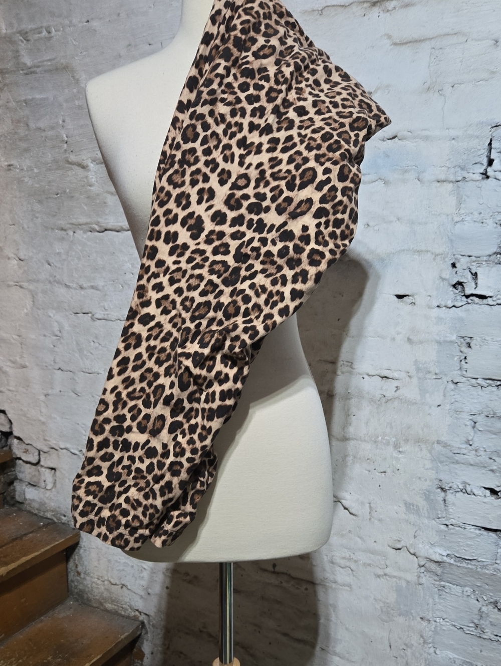 TORRID Women’s Leopard Print Retro SLIM pant - Beige/Black